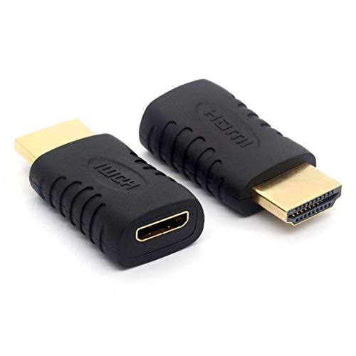 Mini HDMI Female Connector, HDMI Male to Mini HDMI Female Adapter miniatura 1
