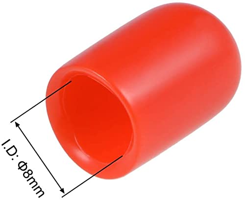 Tappo Terminale Tondo In Gomma Vinilica PVC &ndash; Coprifilo Per Tubi In Acciaio, Protezione Plastica