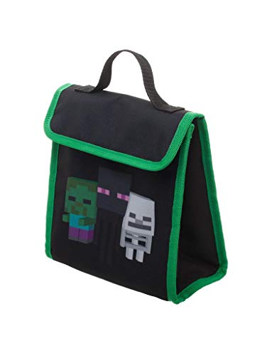 Minecraft Schooltas Set | Jongens Schooltas Set | Gaming Rugzak 4-Delige Set | Jongens Rugzak Set | One Size Zwart - Image 5