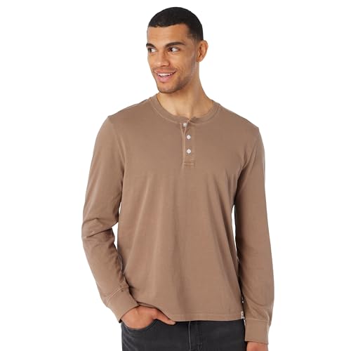 Fair Harbor The Saltaire Henley –– Men's Classic Long Sleeve Henley –– Incredibly Soft and Lightweight
