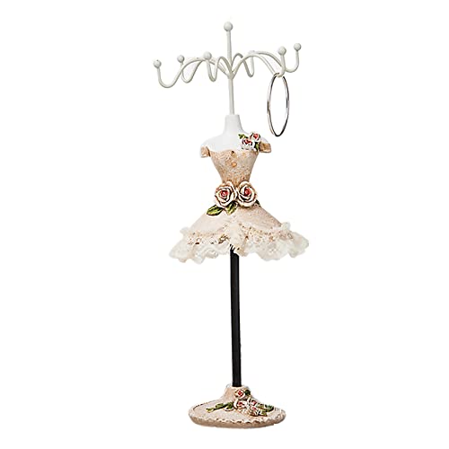 WERTSWF Schmuckständer zur Aufbewahrung von Halsketten, Ohrringen, Ohrringen, Ringen, für Mädchen, Brautschmuck, Frauen, Geschenk Cover