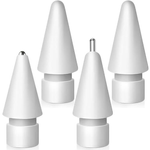 Upgraded Replacement Tips for Apple Pencil, Mix Metal Tips for Apple Pencil 2nd Generation/ 1st...