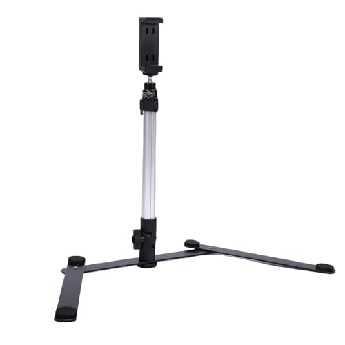 Tripode de techo con rotación de 360 grados, soporte para proyector con clip para teléfono y control remoto, montura de escritorio para cámara web para enseñanza en línea y transmisión en vivo miniatura 2
