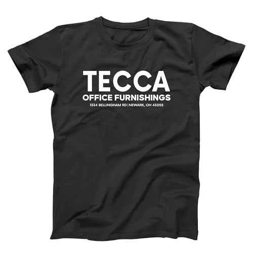 Donkey Tees TECCA Office Furnishings - The Chair Company Comedy Office Humor - Unisex Tee Small Black