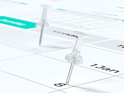 Nuosen 40 perni di spinta, con mappa, trasparente