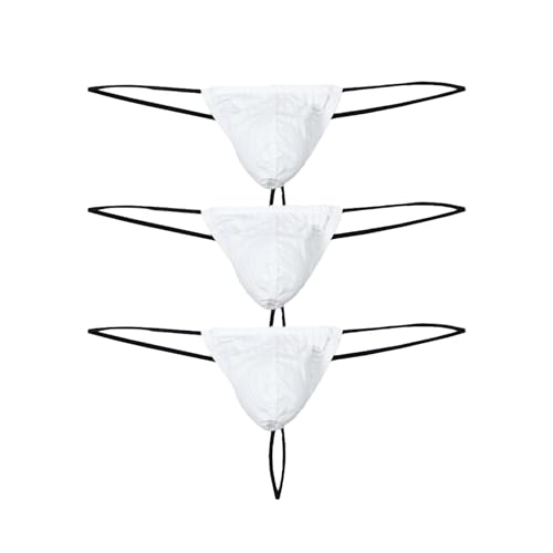 Men's Low Waisted Underwear Sexy T-Back Thong