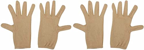 Men & Women Protective Half Hand Beige Colour Gloves Pack of 2-image-13