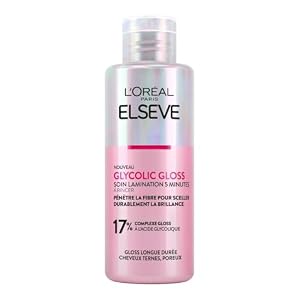 L&rsquo;Oréal Paris – Soin Lamination Gloss – Brillance Ultime Longue Durée – Cheveux Ternes & Poreux – Enrichi en Acide Glycolique – Elseve Glycolic Gloss – 200 ml