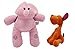 Peluche Personaggi Set Elly e Loula Figure Regali per Bambini