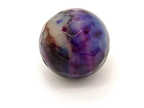 Achat - facettiert, 18 mm, violett Cover