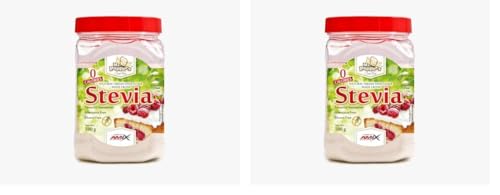 AMIX - Stevia Mr. Poppers - 500 Gr - Endulzante Natural - Producto Sin Calorías - Endulza Postres y Bebidas - Apto para Diabéticos - Sin Aromas Artificiales - Saborizantes sin Azúcar (Paquete de 2)