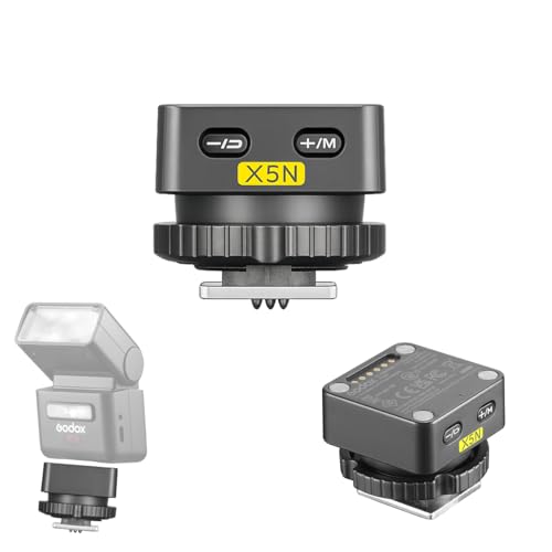 Godox X5N TTL Wireless Flash Trigger für Nikon, 2,4-GHz-Blitzauslöser für iT32 Mini Flash, Hot-Shoe-Trigger mit HSS-Unterstützung, integrierter...