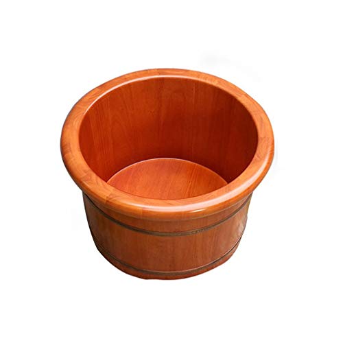 Tina de pies de madera sólida cubierta para pedicura miniatura 3