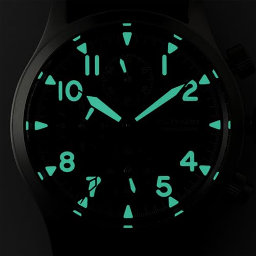 Image of TACTICAL FROG Militado ML1868 39mm Military Chronograph Watch Sapphire Crystal VK61 /VK67 Quartz Watches for Men C3 / BGW9 Luminous 100M Waterproof