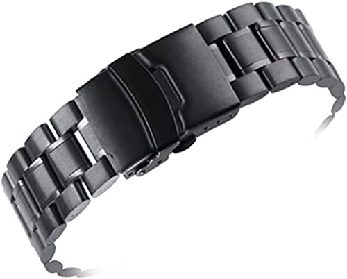 v xg XeX|18mm 20mm 22mmpȃGhEHb`ohj\bh_ubNobNXgbv (22mm,Black)