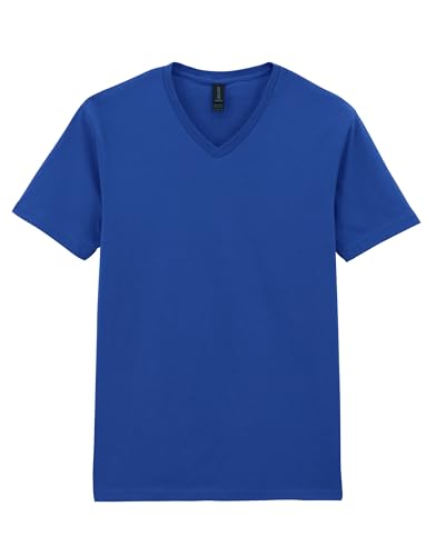 T-Shirt V-Neck Gildan Softstyle en coton ringspun doux et résistant