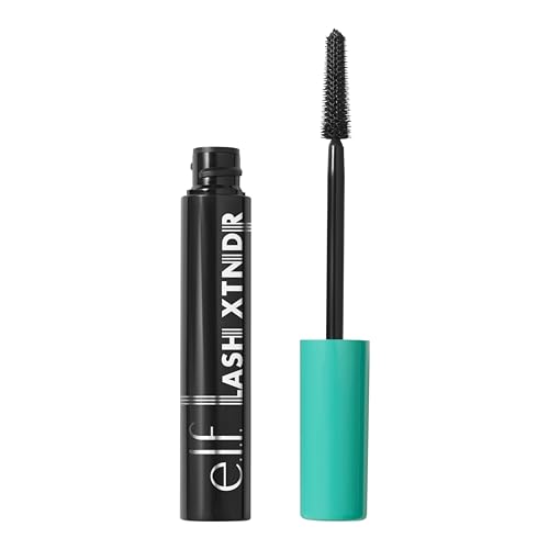 e.l.f. Lash XTNDR Mascara, Long-Lasting & Buildable For The Look Of Lash Extensions, Clump & Flake Free, Vegan & Cruelty-Free, Soft Black