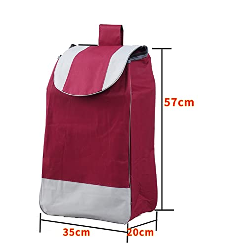 Bolsa de la Compra Reutilizable 40L, Tela Oxford para Carro(Blue)