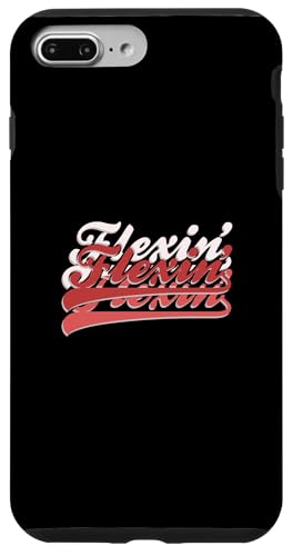 �}���[�� ���b�h �o�[�K���f�B �J���[ Flexin'-X3 �o�[�K���f�B �O���t�B�b�N �X�}�z�P�[�X iPhone 7 Plus/8 Plus �p