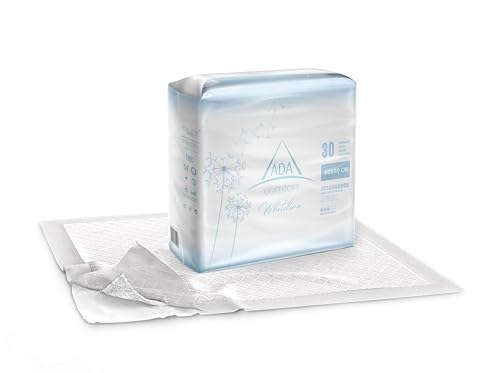 ADA Confort | Empapadores, Protector, salvacamas, para incontinencia Adulto , Hombre y Mujer | 60x90cm, 30 Unidades (1 Embalaje)