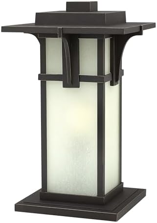 Hinkley Manhattan One Light Large Outdoor Pier Mount, Oil Rubbed Bronze