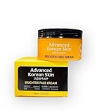 Advanced Korean Skin Brighter Face Cream with Vitamin C, Turmeric, Hyaluronic Acid, 100g