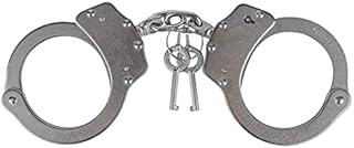 Viper TACTICAL Professional Heavy Duty Police Handcuffs Nickel Plated Steel with 2 Keys Individually Serial Numbered