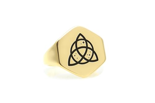 Bague Wicca or 14k : le bijou ésotérique durable qui ne ternit pas - 5