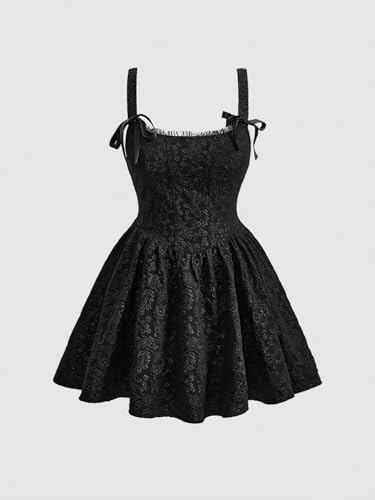 Image of BEAUDRM Women's Plus Size Dresses Cocktail Spring Summer Wedding Guest Dress Jacquard Mini Short Sundresses Brunch Outfits