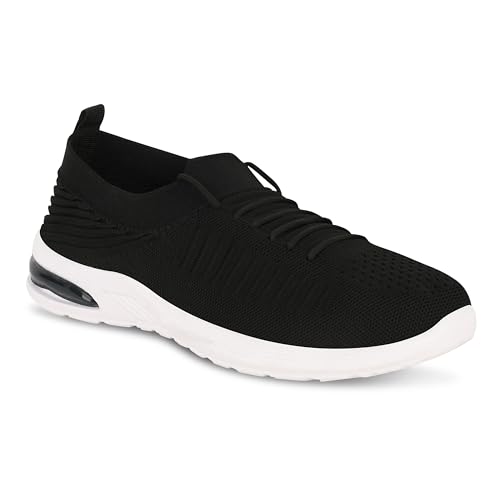 Image of Lightweight Breathable Sports Sneakers for Women 101-Black
