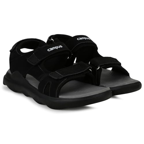Image of Campus Men's GC-04 Sandals BLK /WHT -6UK /India 1Pair