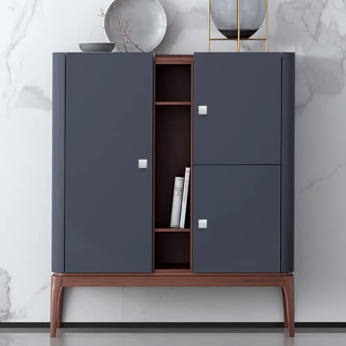 Homdiy 10 Pack Kitchen Cabinet Knobs Brushed Nickel Drawer Knob - Hd6785Snb Soild Wxw:1-1/10Inch Modern Cabinet Hardware Knobs Metal Drawer Knobs For Bathroom Cabinets Modern Drawer Knobs #TOP4