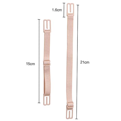 JIAKAI Women's Non-slip Elastic Bra Strap Holder Racer Back - Conceal Straps2