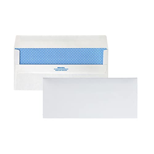Enveloppes #10 Qualite Park Redi-seal securite tint blanches pour courrier de bureau lot de 500