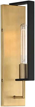 DESIGNERS FOUNTAIN Chicago PM Vanity Light Fixture, 16.5 Inch Wall Mount Sconce for Bathroom, Bedroom or Mirror, Old Satin Brass, D233M-WS-OSB