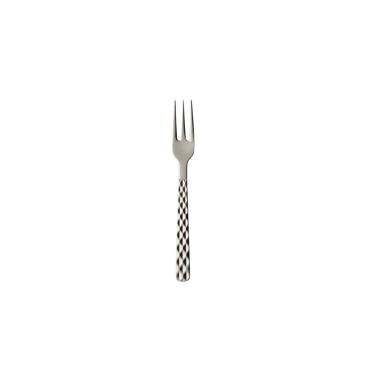 Villeroy & Boch 1265260190 Lot de 6 fourchettes à gâteaux Boston en Acier Inoxydable