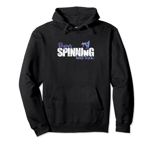 Flying Spinning Heel Kick MMA Taekwondo Pullover Hoodie