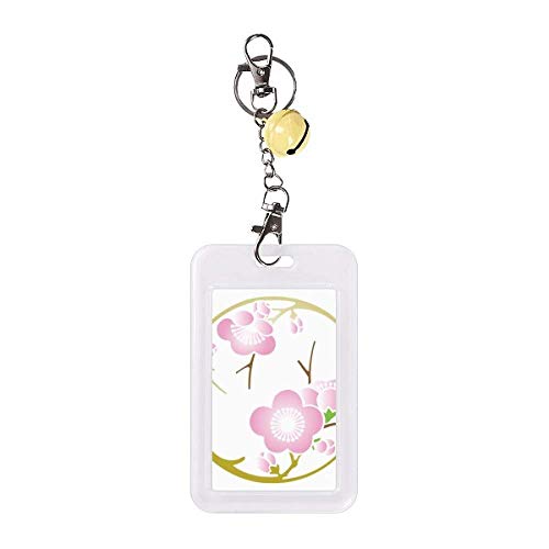 Étui carte de crédit Sakura Rose protection rigide style culture Japon