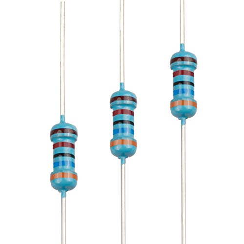 Résistance 36 K ohm 1/4 W à film métallique pour circuits électroniques précis (Lot de 100)