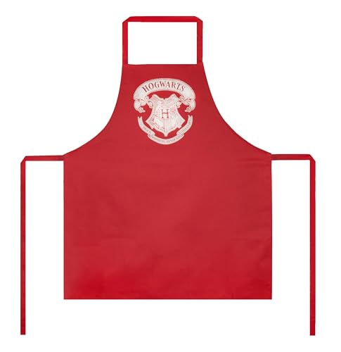 SD Toys Unisex Delantal Hogwarts Logo Harry Potter Hogwarts Logo Harry Potter Apron, _, Único