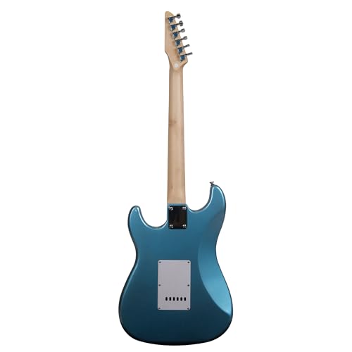 Strydom Magna ST20M Electric Guitar – Lake Placid Blue | Maple Neck & Fretboard | HSS Pickup Setup | 22 Frets | Chrome Hardware | Gig Bag Included - Image 4 thumbnail
