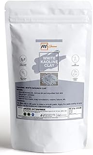 mGanna 100% Natural Light Kaolin Clay Powder for Facial Masks, Creams, Face Masks, and Soap Making 0.5 Lbs / 227 GMS