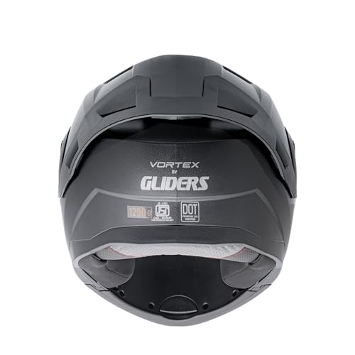 Image of GLIDERS Vortex with Spoiler Flip-Up Full Face Helmet with Clear Visor