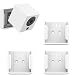HOLACA Quick Wall Mount Bracket for Wyze Cam 1080p HD Camera and iSmart Alarm Spot Camera (3 Pack, White)