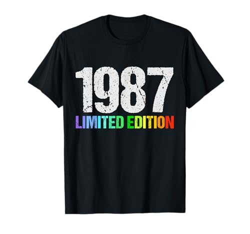 35 cumpleaños para mujer, hombre, 35 años, 1987, regalo divertido Camiseta