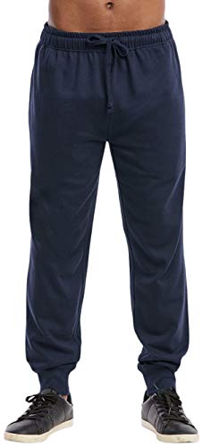 ToBeInStyle Men's Comfortable Flattering Drawstring Waist Closure Fleece Jogger
