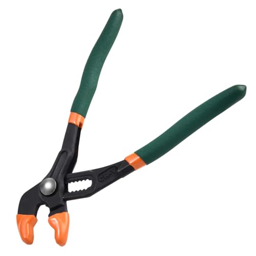 LEONTOOL 7.5-Inch Groove Joint Pliers Quick Adjust Water Pump Pliers with Push Button V-Jaw Tongue and Groove Plier Plumbing Lock Plier for Home Repair, Plumbing, Gripping, Nuts, Bolts, CR-V Steel