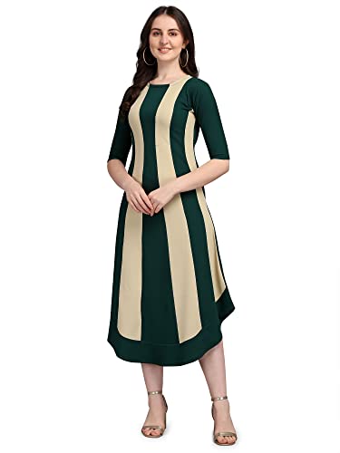Image of PURVAJA Women's High-Low Maxi Dress(Lucy-522-529)