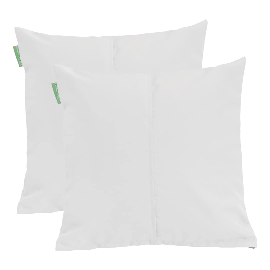 Gardenista Large Garden Scatter Cushion | Water Resistant Hollowfibre Filled Outdoor Seating Furniture Pillow | Great for Patio Rattan Chairs | Comfy & Lightweight (2, Grey) — view 67
