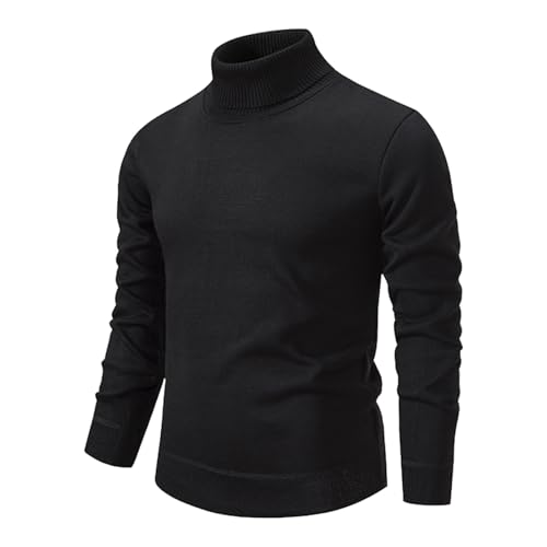 Men's Crewneck Sweater Sweater Casual Solid Keep Warm Pullover Tops Men's Crewneck Sweater
